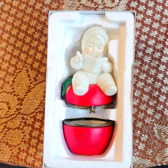 Snowbabies "My Best Teacher" Box by Department 56 - Picture 2 of 8
